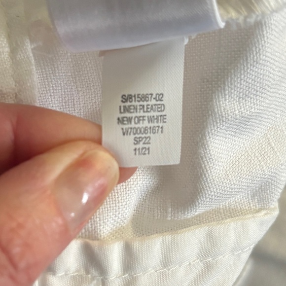 Old Navy Button Up Mens XL Hawaiian Shirt Linen White Resort Wear Island Vibes - Picture 10 of 10